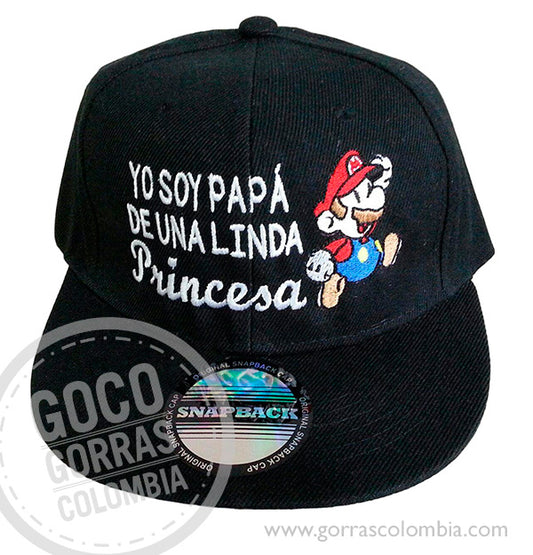 Gorra SUPER MARIO - PAPÁ DE UNA LINDA PRINCESA