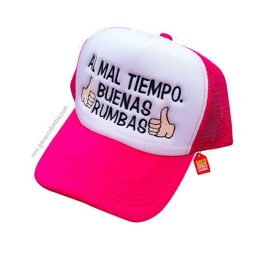 Gorra AL MAL TIEMPO. BUENAS RUMBAS