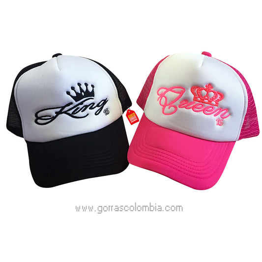 Gorras KING Y QUEEN (Número)