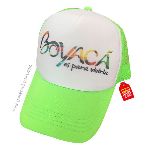 Gorra BOYACÁ ES PARA VIVIRLA