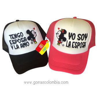Gorras MICKEY Y MINNIE - TENGO ESPOSA