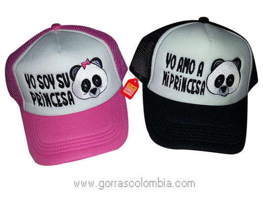 Gorras OSOS PANDA - PRINCESA