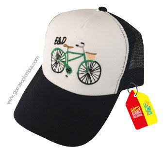 Gorra BICI CON CANASTA (Iniciales)