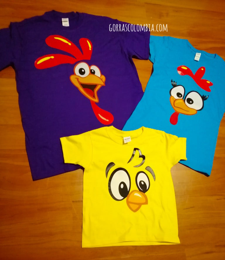 Camisetas Gallina Pintadita