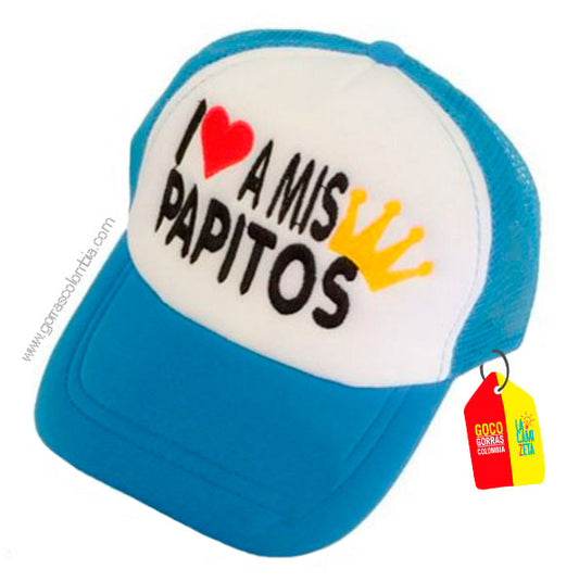 Gorra CORONA - I LOVE A MIS PAPITOS