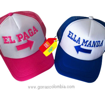 Gorras EL PAGA Y ELLA MANDA