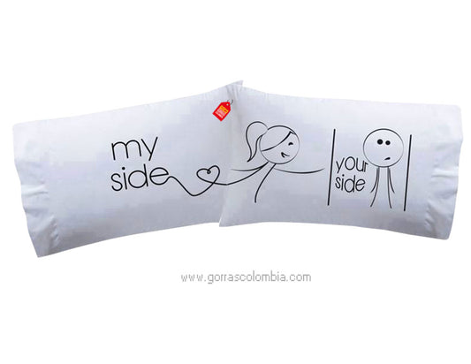 Fundas MY SIDE & YOUR SIDE (Texto)