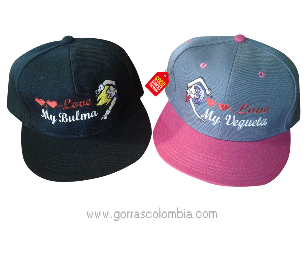 Gorras DRAGON BALL - VEGETA Y BULMA