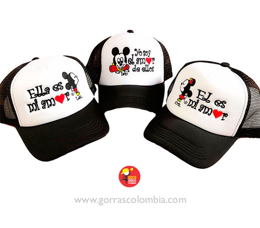 Gorras MICKEY Y MINNIE - AM❤️R