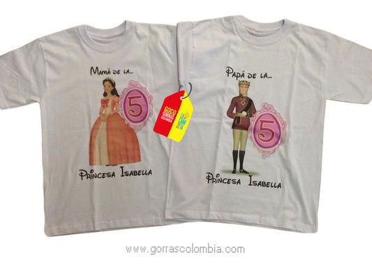 Camiseta PAPÁS DE LA PRINCESA SOFIA