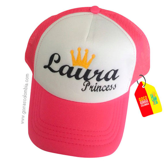 Gorra CORONA PRINCESS (Nombre)