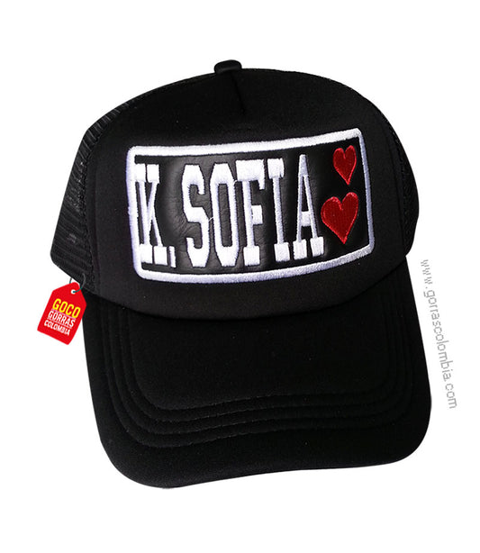 Gorra CORAZONES (Nombre)