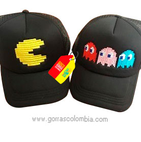 Gorras PACMAN Y FANTASMITAS