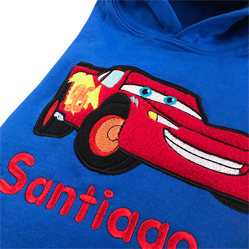 Buzo CARS RAYO MCQUEEN Nombre Gorras Colombia